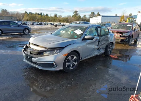 2020 Honda Civic Lx z USA, uszkodzony, nr VIN 2HGFC2F65LH504845